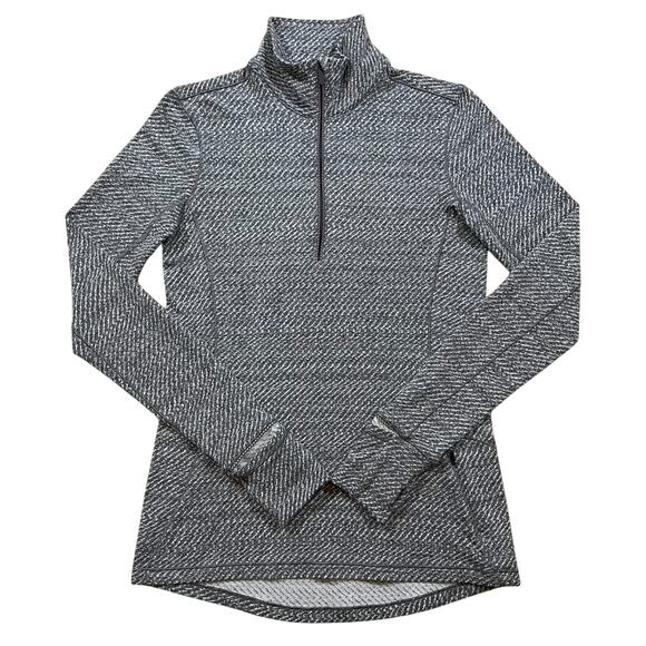 Lululemon Outrun 1/2 Zip Pullover Sweatshirt Gray Size 4 - Picture 1 of 3